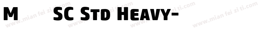 M 翔鹤黑体 SC Std Heavy字体转换